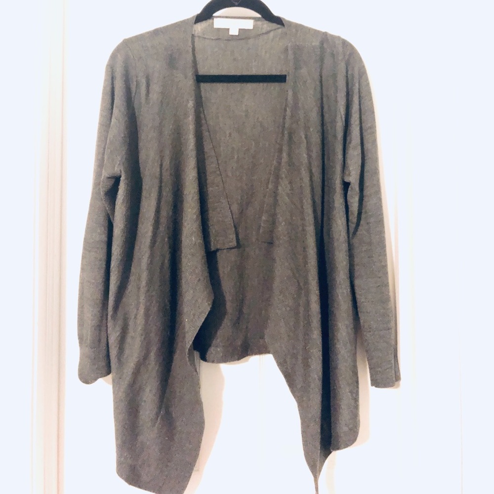 LOFT Gray Cardigan LP
